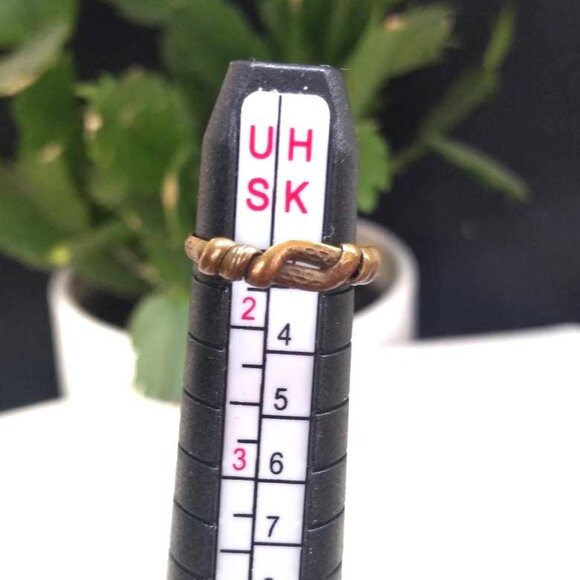 Midi Ring Toe Ring Antique Vintage band jewelry girl woman family newborn - Picture 6 of 10